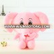 Free sample big ear toy elephant pink /blue /gray/yellow color custom cartoon lovely creative soft plush toys elephant